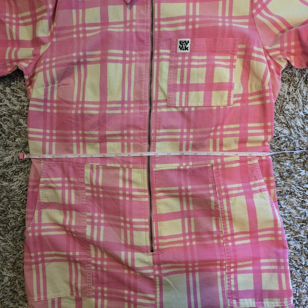 Lucy & Yak Pink Plaid Jumpsuit - Picture 5 of 10